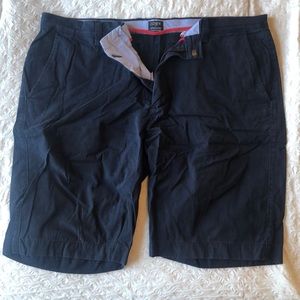 Men’s J.Crew Navy Chino Shorts Size 36w 100% Cotton
